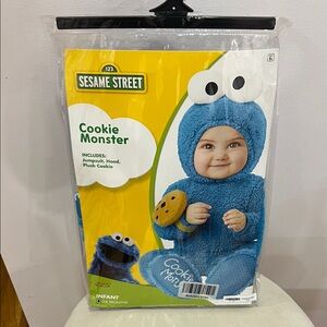 Sesame Street Cookie Monster Infant Outfit - Blue